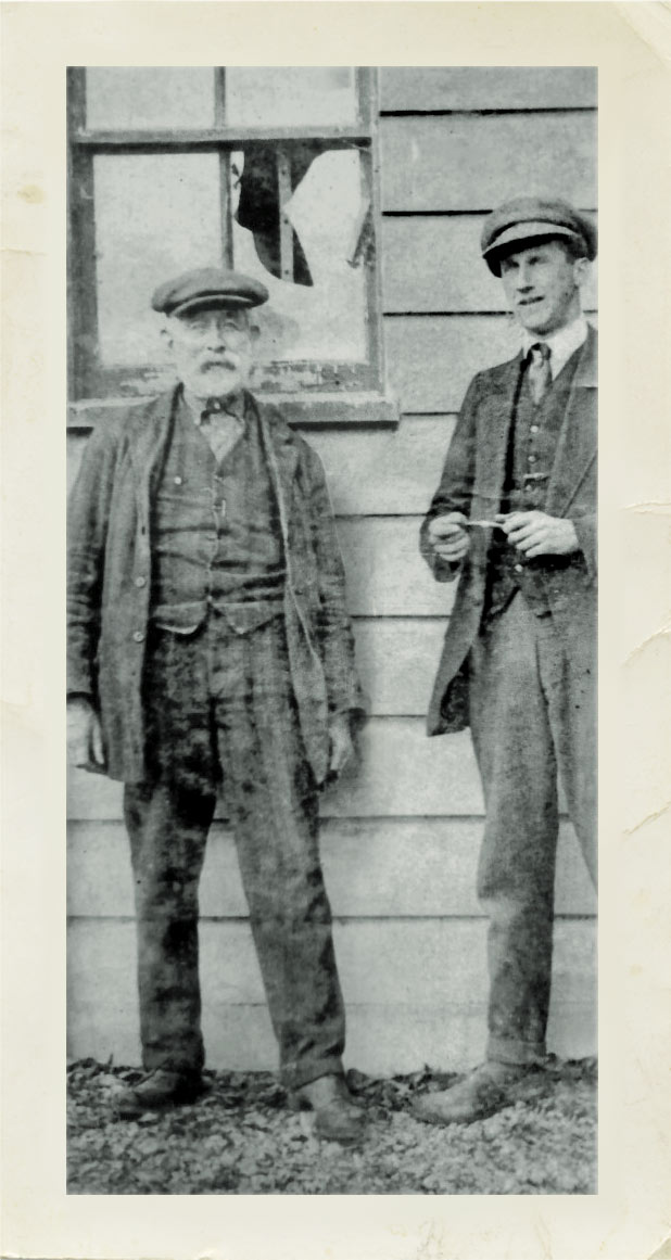 Len Robins and his father