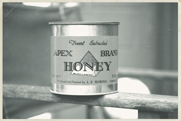 Apex honey tin